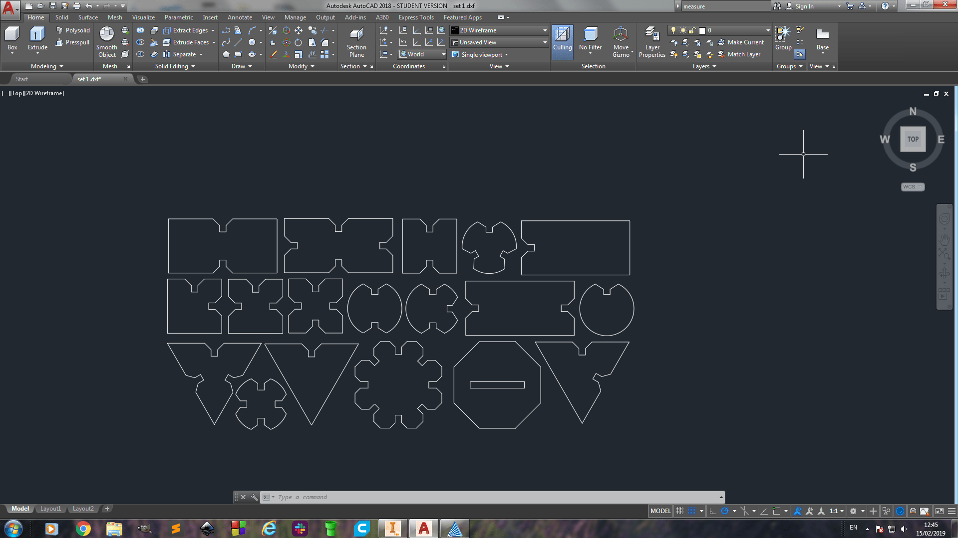 rollen Scharnier Koch autodesk laser cutting binär Abdeckung Schäfer